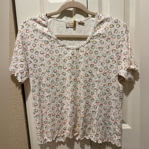 Vintage Y2K Victoria’s Secret Gold Label Pajama Set Floral Cottagecore Prairie,S - Picture 11 of 11